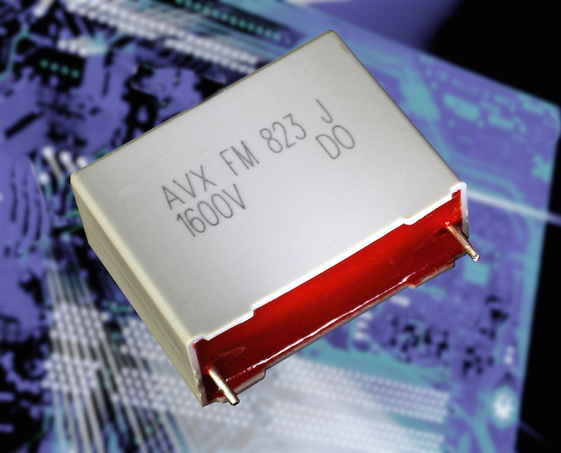 AVX's latest polypropylene film capacitors serve power supply, DC, & pulse applications